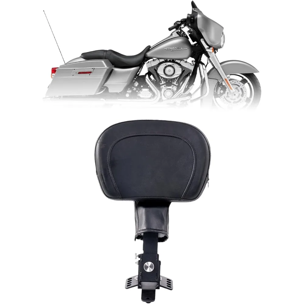 

Регулируемая спинка Driver Rider Touring для Harley Touring Road King Street Glide 97-25 (черная, без шипок)