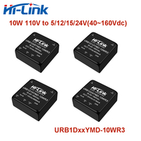 Hi-Link DC-DC URB1D05YMD-10WR3 URB1D12YMD-10WR3 10W 110V to 5V/12V/15V/24V DC-DC Power Converter Supply Module 40-160Vdc