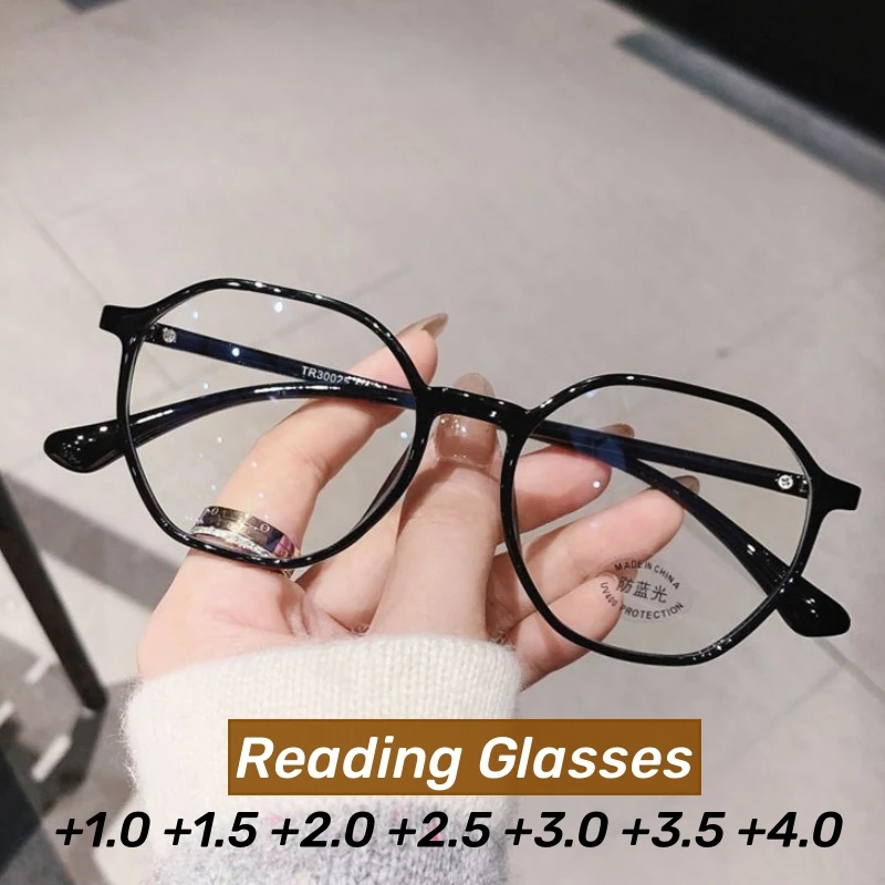 

Women Men Anti Blue Rays Computer Presbyopia Eyewear Fashion Ultralight Reading Glasses Reading Eyeglasses gafas +1+1.5+2 To+4