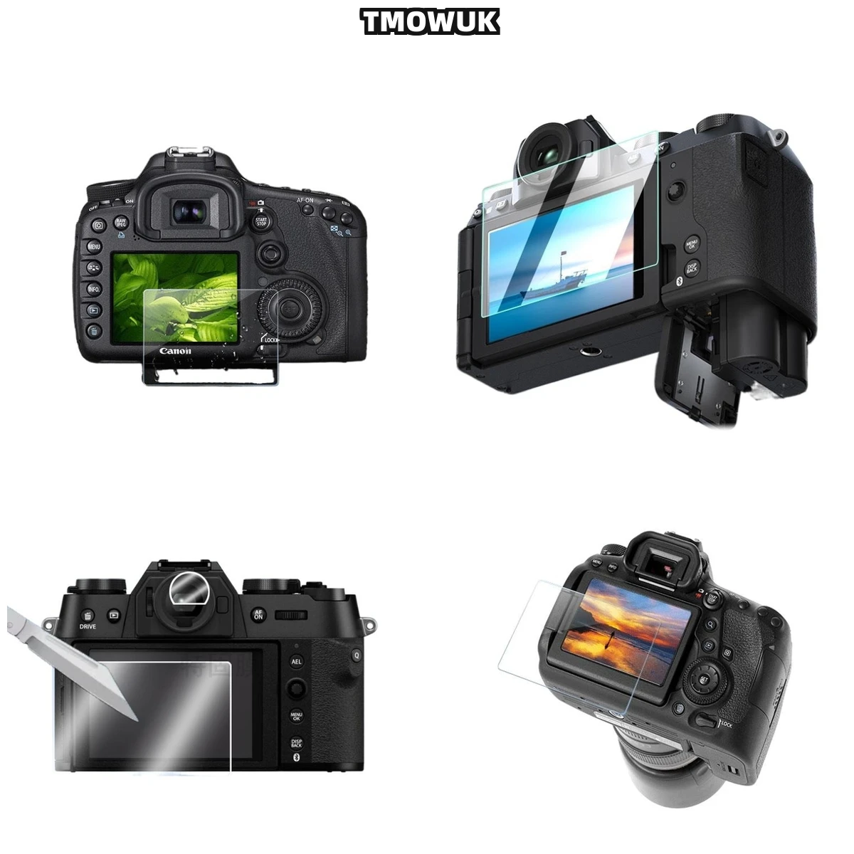 

For Fujifilm X-T10 T20 T30 M1 A1 A2 E2 E3 X30 XF10 XS10 XS20, Bubble-Free LCD Guard