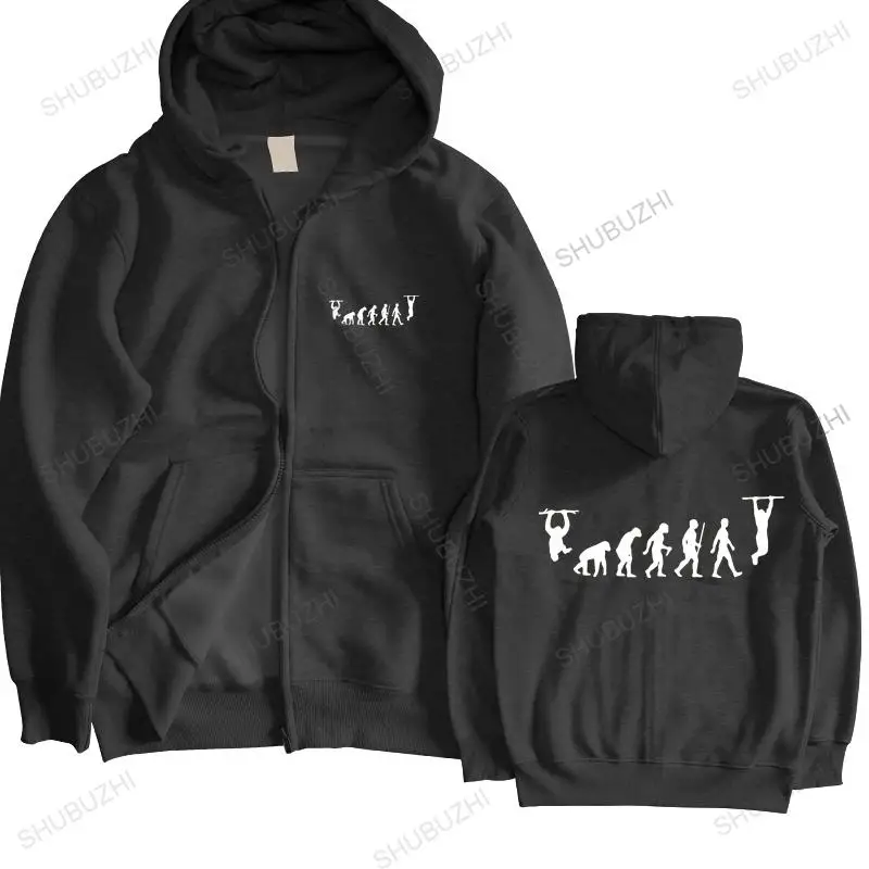 

fashion brand winter hoodies Evolution of Calisthenics male hooded zipper warm jacket brand men autumn hoodie