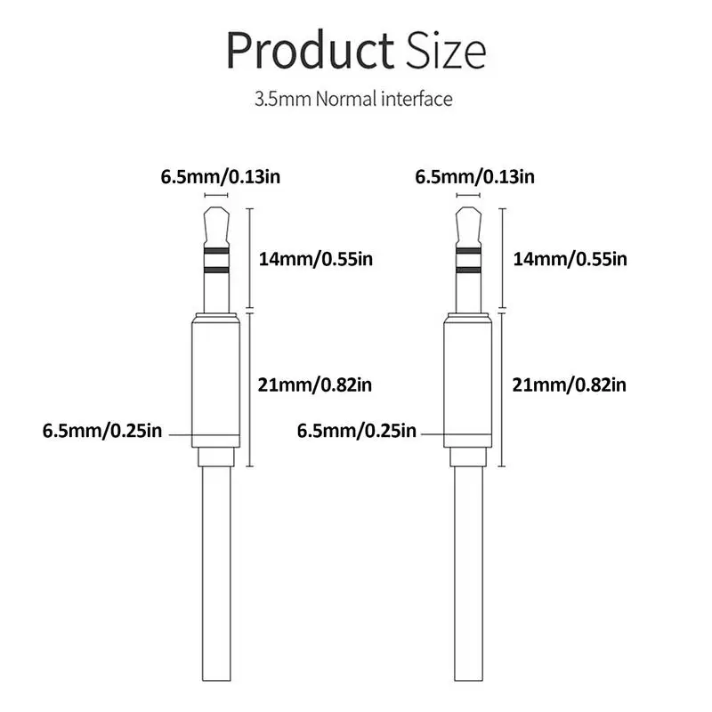 Cable de altavoz de 3,5mm, adaptador de Audio para auriculares de coche, macho a Jack de 3,5 Mm, para teléfonos inteligentes con puerto de 3,5mm