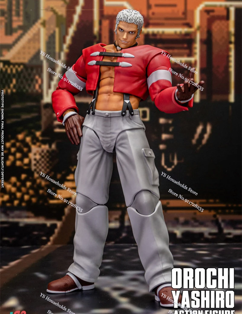Storm Toys 1/12 Scale SKKF13 Red Orochi Yashiro SKKF14 Ralf Jones Ultimate Match Fighter 6inch Male Soldier Model Collection