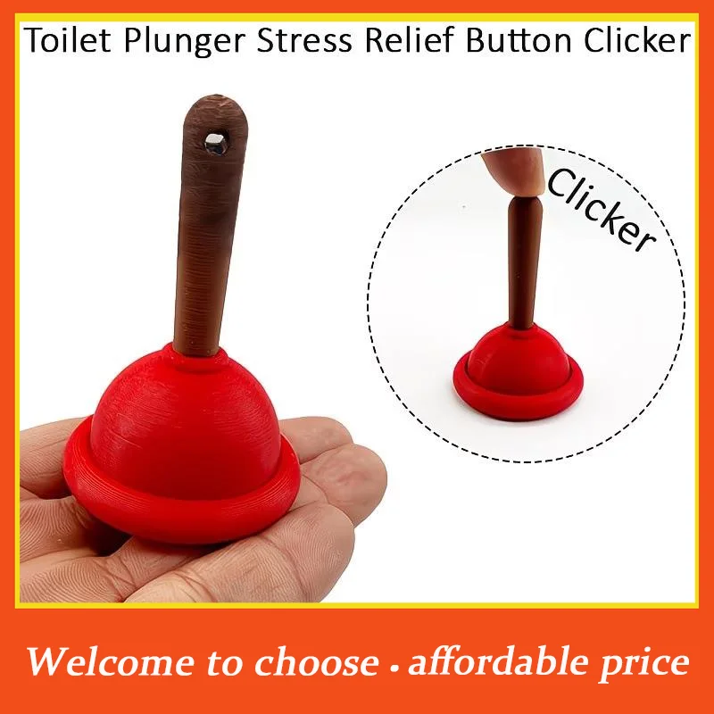 **Acorn Relax Clicker Anxiety Relief Keychain Fingertip Press Button Fidget Toy Bag Pendant Portable Sensory Gift'