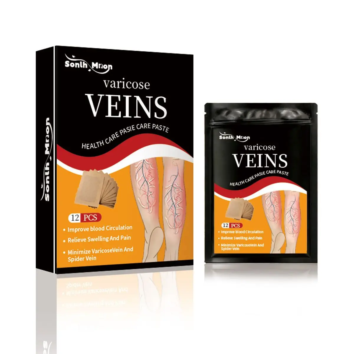 

Mild Leg Care Essence, Gentle Refreshing Smooth Comfortable Breathable Skin-Friendly Fine Texture for Daily Vein Skin Care