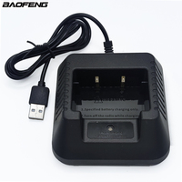 Baofeng Walkie Talkie UV-5R USB Desktop Base Battery Charger for Baofeng UV5R UV5RE UV5RA UV5R+Plus Li-ion Charger CB Radio