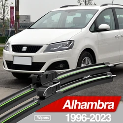 For Seat Alhambra 7M 7N 1996-2023 Front Windshield Wiper Blades 2pcs Windscreen Window Accessories 2004 2005 2008 2010 2012 2019