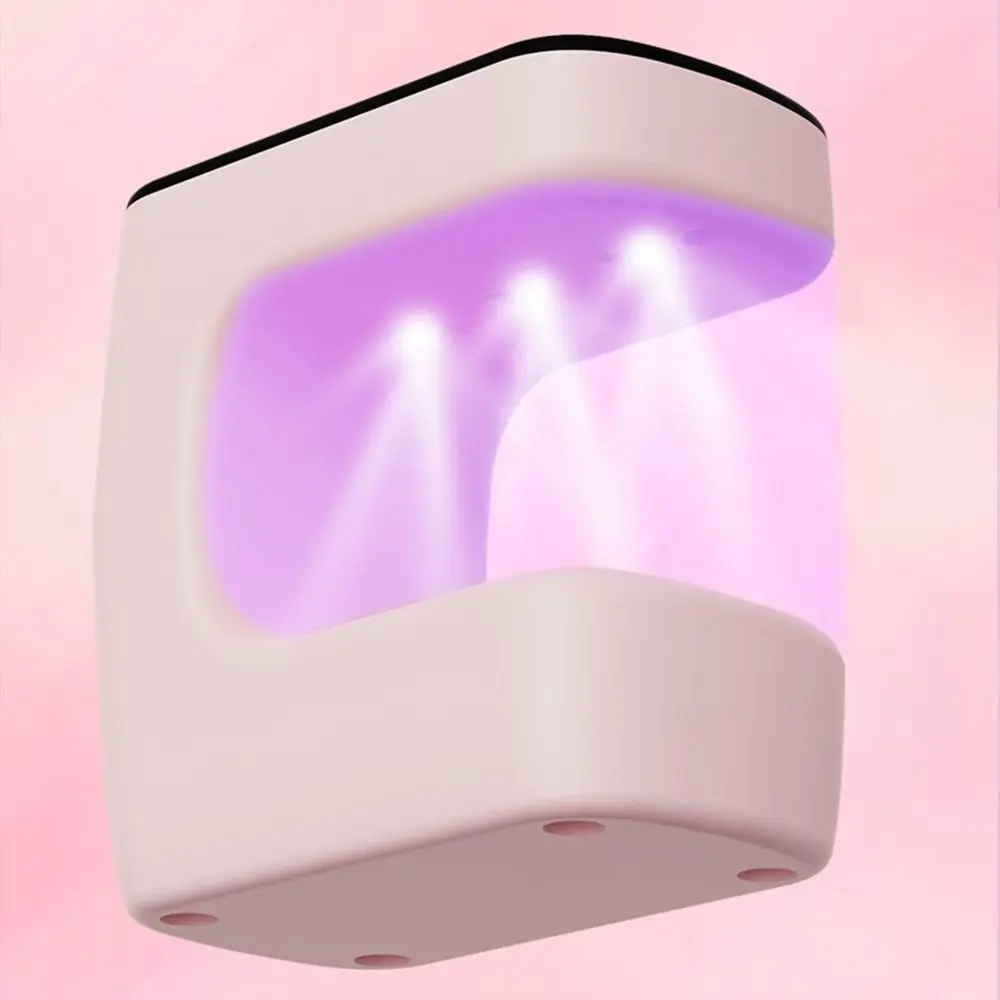 LINMANDA مصباح أظافر صغير بالأشعة فوق البنفسجية، مجفف أظافر جل محمول، بطارية قابلة لإعادة الشحن مناسبة للمنزل أو الصالون الاحترافي