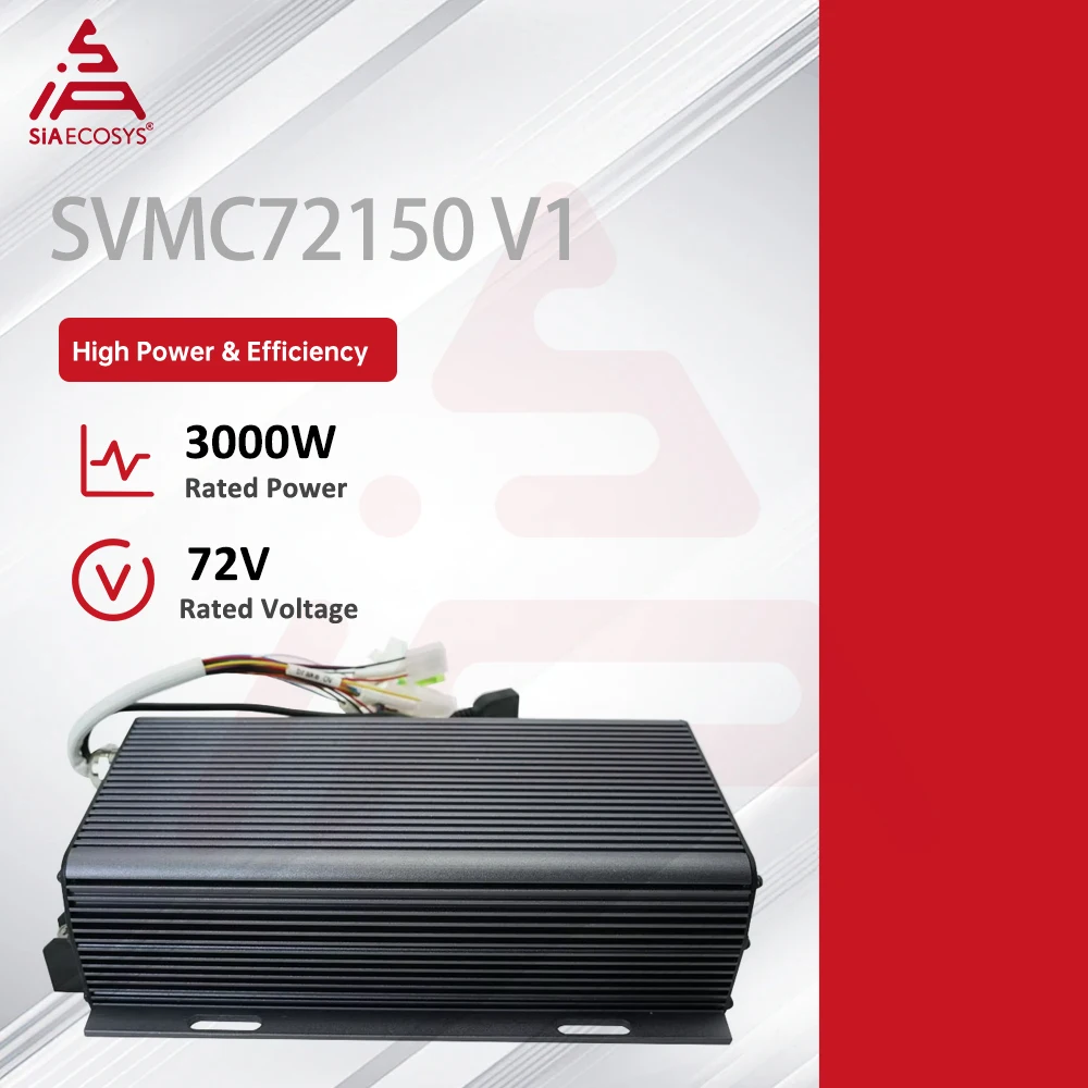 Sabvoton SVMC72150 V1 Programmable FOC Controller 72V 150A for 3000W Electric Motorcycle Bluetooth Or Cable Unlock Type