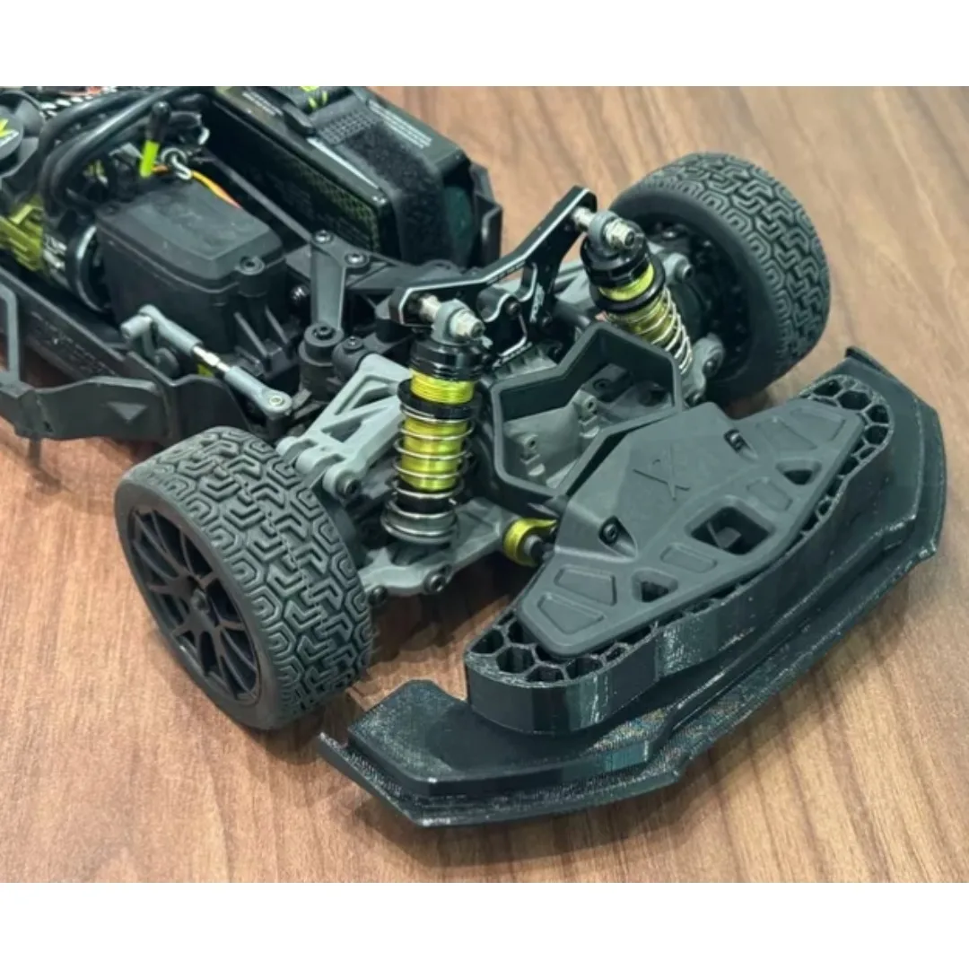 RC Rally Car Decorative Custom Front Splitter Kit For Rlaarlo XTS-S10 Racing Aero Racing Styling Exterior Upgrade Accessories