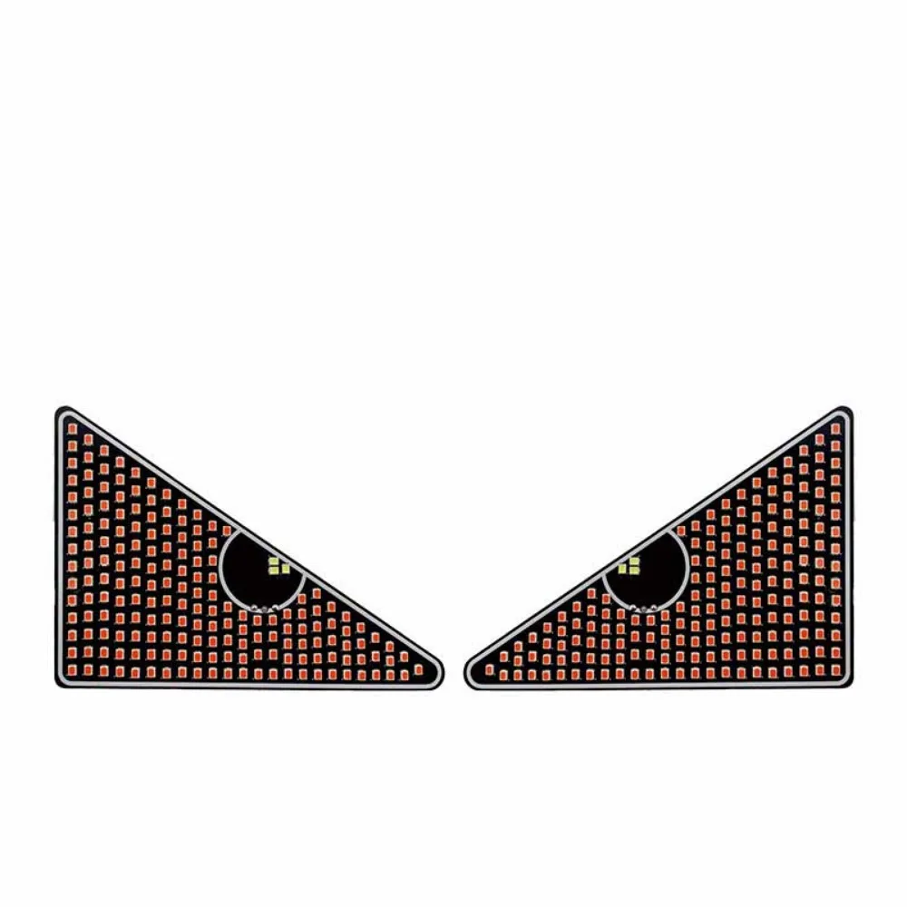 

2 шт., дизайн «Око демона», автомобильные выражетельные огни, универсальный USB-светильник для автомобильных глаз, мигающие предупреждающие сигнальные огни автомобиля