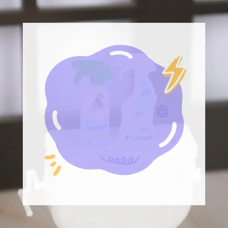 

2Pcs Mini Simulation Cleaning Agent Model 1/12 Dollhouse Miniature Bathroom Kitchen Toilet Scene Decoration Doll Accessory