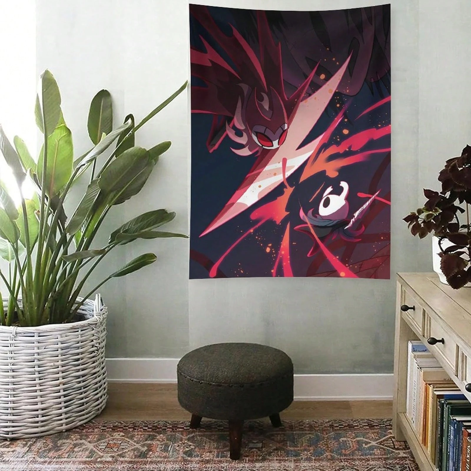 Hollow Knight Decorative Tapestry Living Room & Bedroom Backdrop Lightweight & Leisure Blanket Home Décor Art Wall Hanging Gifts