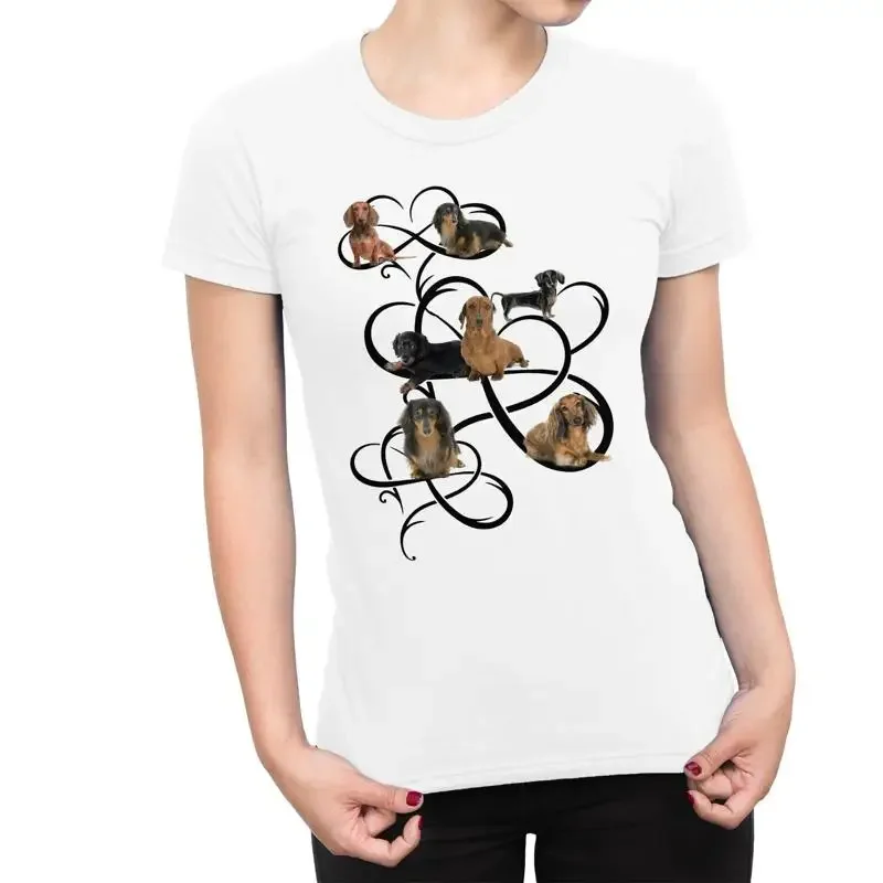1T T Shirt Womens Dachshund Medley