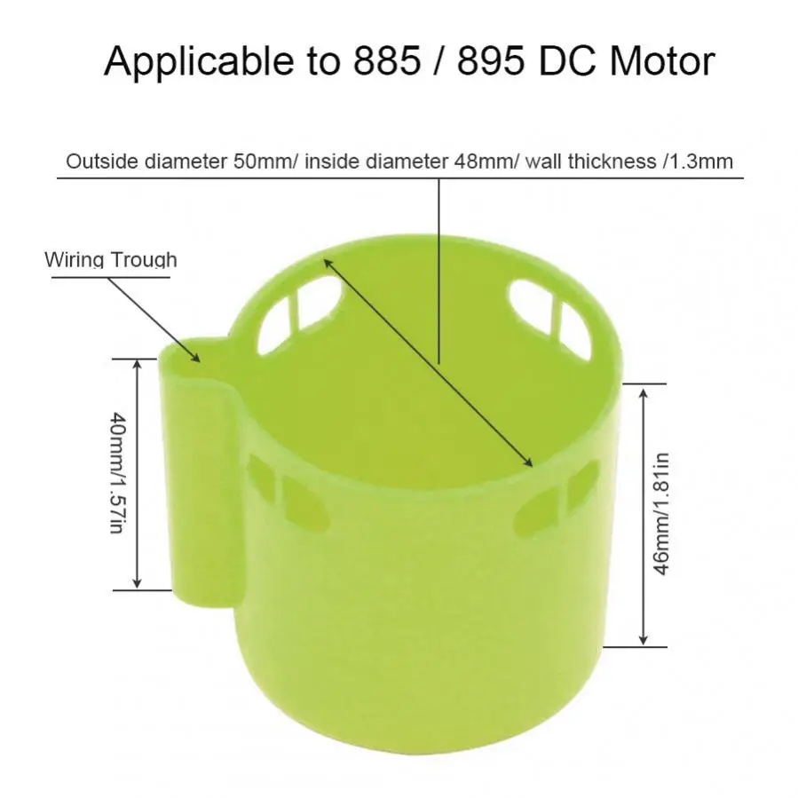 DC Motor Protective Cover Tail Protective Shell Dust Covers Motor Accessories for 775 795 799 / 895 885 DC Motor