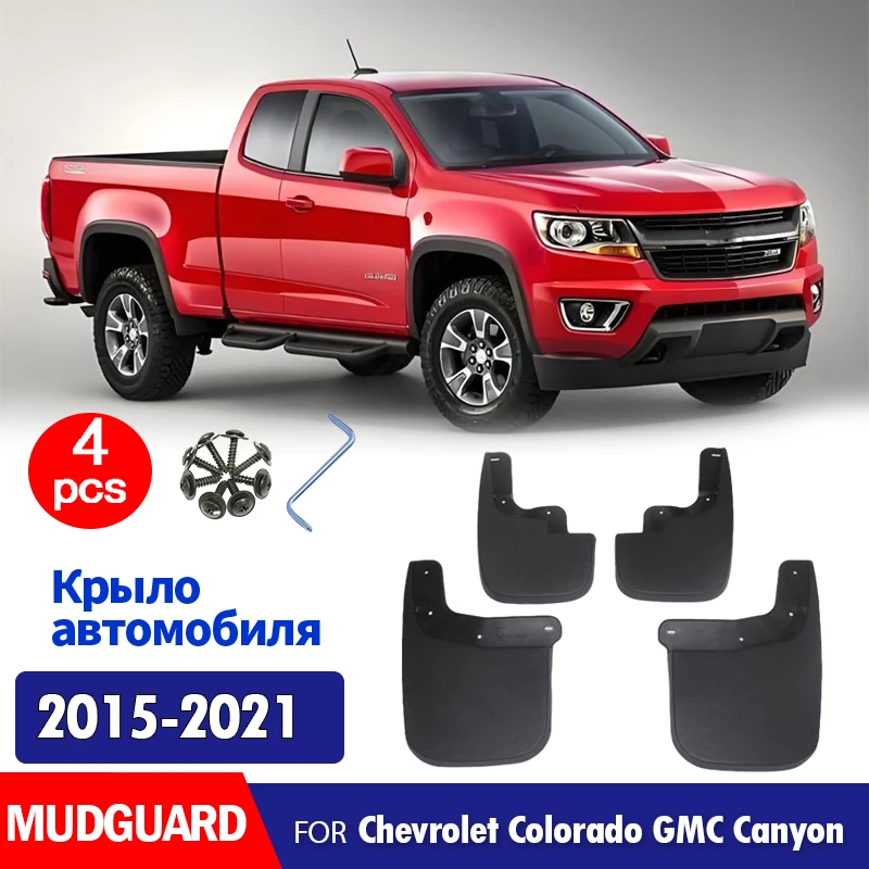 

2015 2016 2017 2018 2019 2020 2021 FOR Chevrolet Colorado GMC Canyon Mudguard Fender Mud Flaps Guard Splash Mudflaps