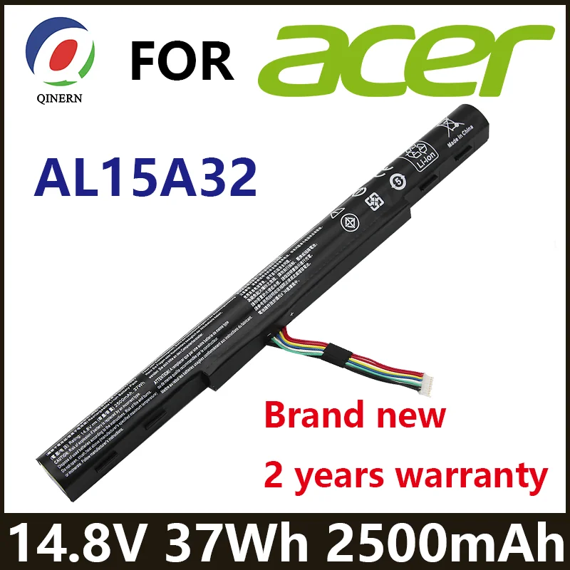 

AL15A32 14.8V 2500mAh Laptop Battery For Acer Aspire E5-422G 472 E5-473 E5-473G E5-522 522G E5-532 E5-532T E5-573G E5-553G V3-5