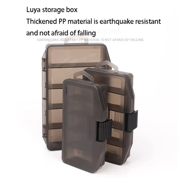 ガンカラー 5 グリッドボックス釣具餌グリッター収納ボックスアクセサリーボックスプラスチックセットツールボックスルアーボックス