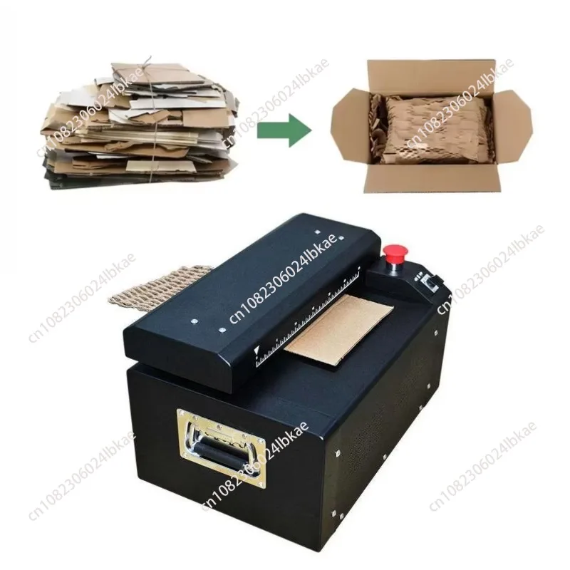 Recyclable cardboard shredder waste box cutting carton perforator paper making machinery