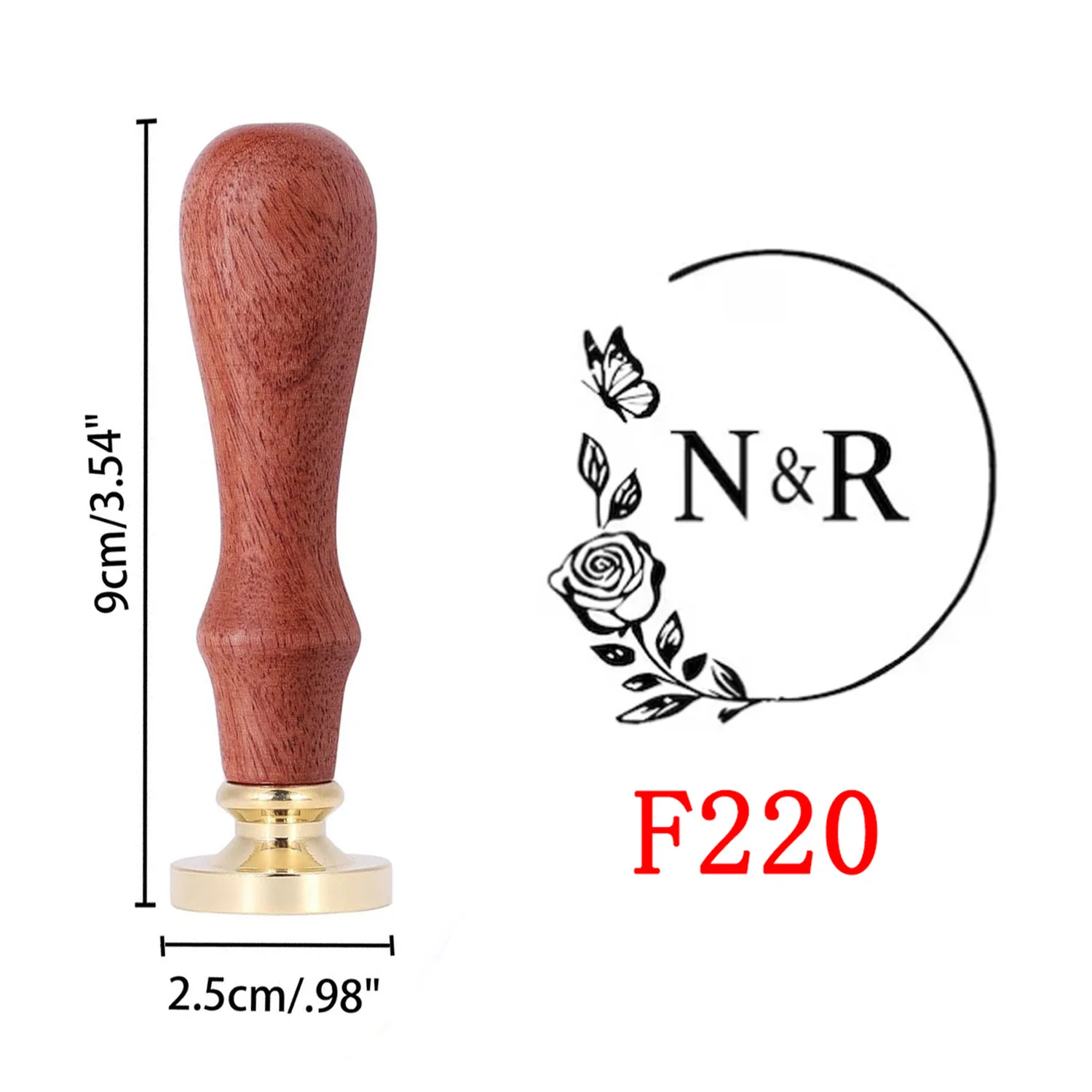 Aangepaste lakzegel stempel en houten handvat set, voor huwelijksuitnodiging, meerdere ontwerpen, gepersonaliseerde logo wasstempel, eerste was