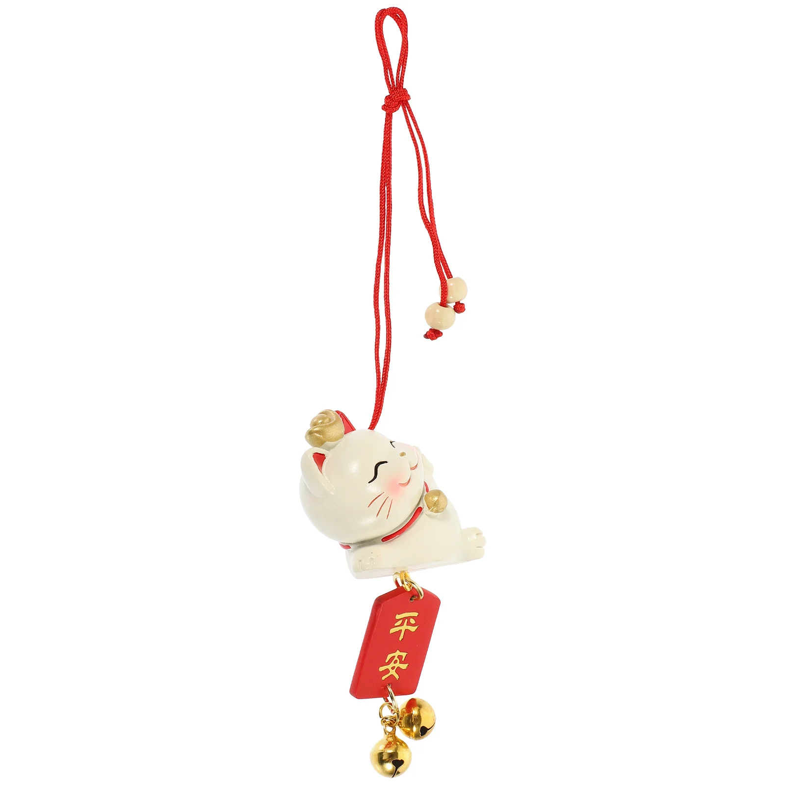 

Car Hanging Lucky Cat Pendant Rearview Mirror Decor Car Interior Accessories Gift for Women Rearview Mirror Charms