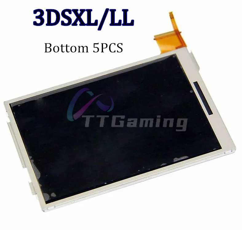 

5PCS/LOT Original Replacement Bottom Down Lower LCD Screen for Nintendo 3DSXL 3DS XL/LL Console LCD Display