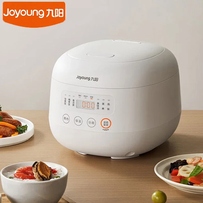 Joyoung Rice Cooker Ceramic Glaze Non-stick Liner Pot Health Electric Rice Cookers 3L For 2-6 Person Multifunctional