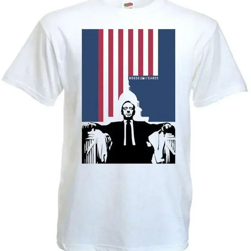 House of Cards v 3 Movie Poster T shirt white all sizes S 5XL