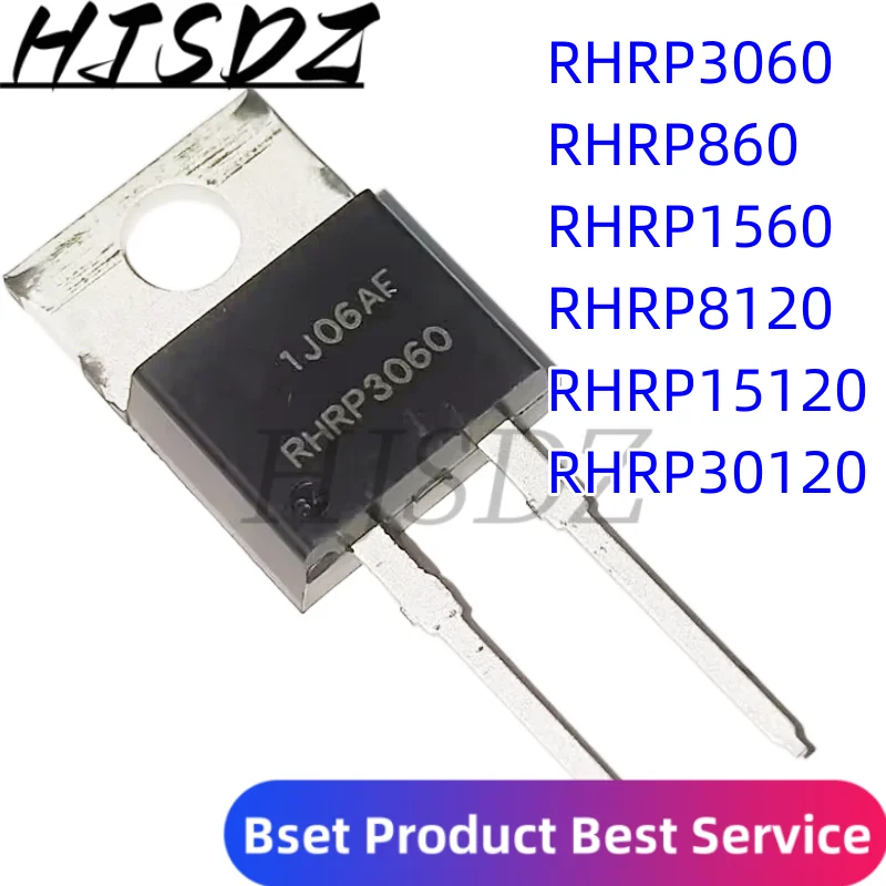 10 Uds. RHRP3060 to220-2, 레미 파 도르도 de diodo CIA TO-220 600V 30A RHRP860 RHRP1560 RHRP8120 RHRP15120 RHRP30120 TO-220