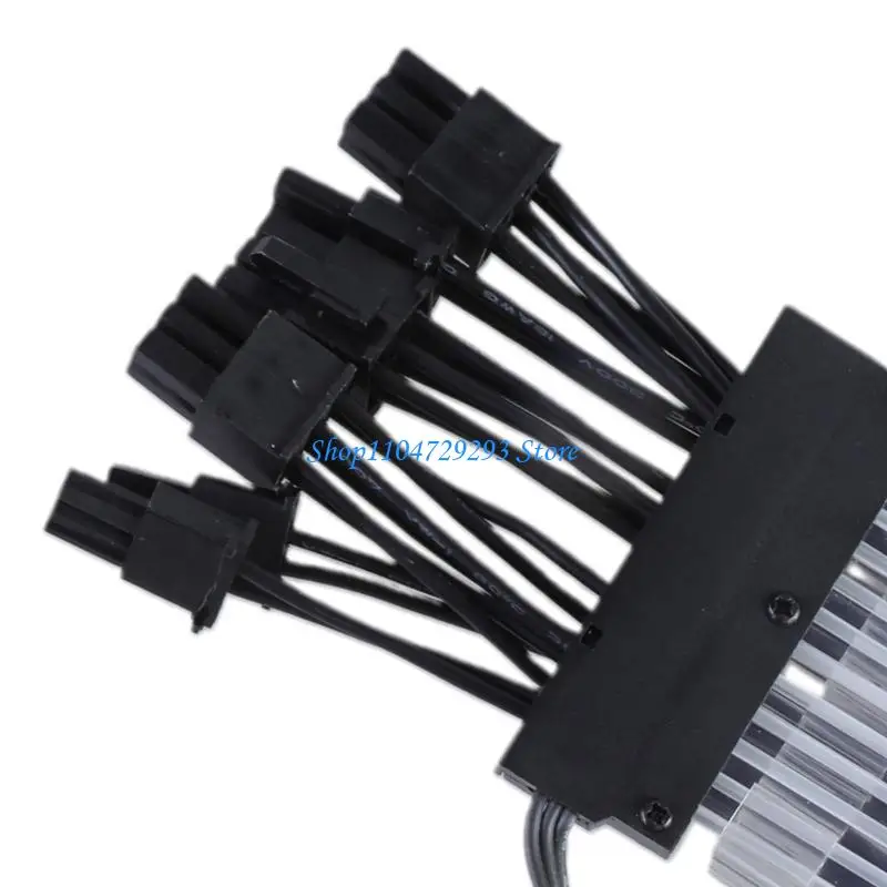

Y2GD 24Pin ARGB Cable ARGB Power Sleeved Cable 24Pin/3x8Pin ARGB Power Extension Cable
