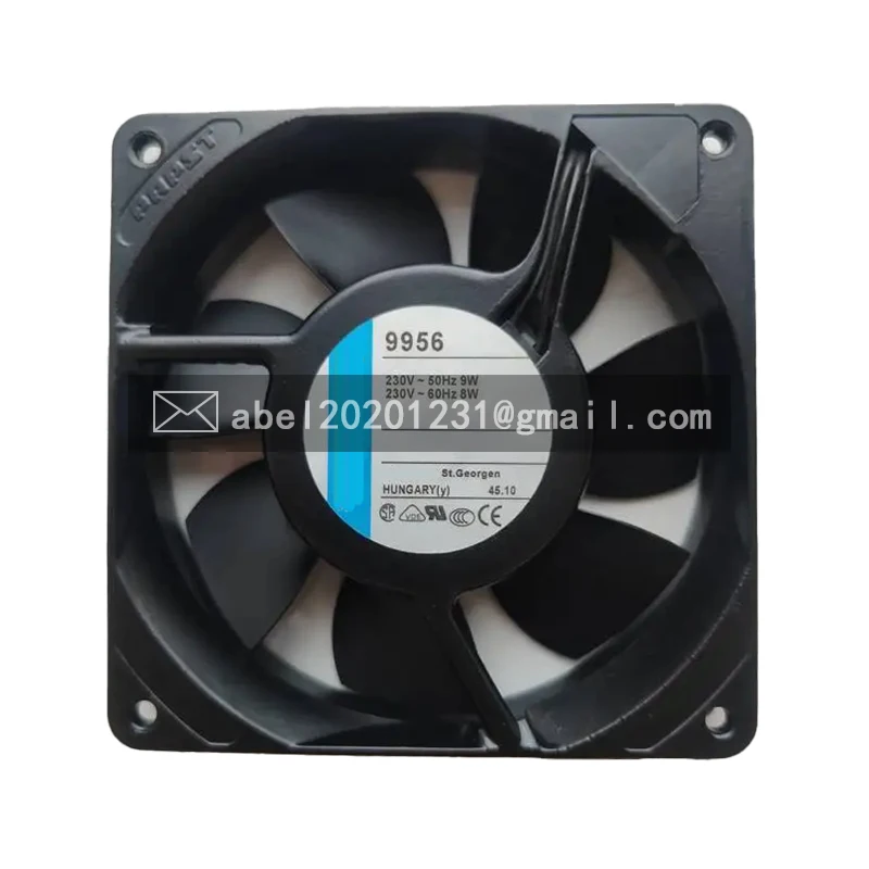 BRAND NEW ORIGINAL 9956 AC 230V 9W/8W COOLING FAN 12025 120*120*25 MM 12CM