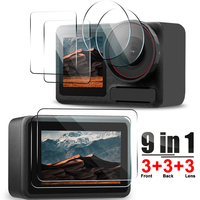 For DJI Osmo Action 6 Tempered Glass Screen Protectors 9H Hardness Anti-scratch Camera Lens Films for DJI Action 3 4 5 Pro