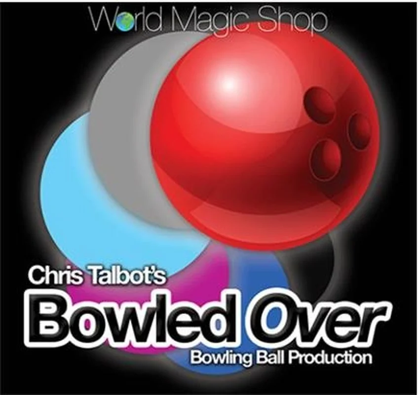 Bowled Over (Gimmick and Online Instructions) - Trick,Stage Magic,Close up,Card Magie,For Professional Magicians,Mentalism,Toys