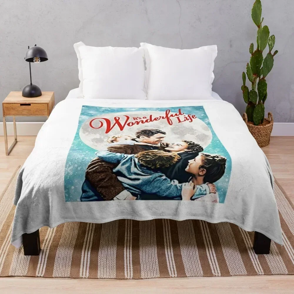 

its wonderful life family Throw Blanket Fuzzy Plush Throw Blanket for Sofa Chair