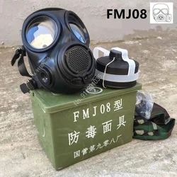 Anti-Chemical Poluição Nuclear Máscara de Gás, Máscara de Gás Mutável, Respiratory Gás Mask, MFJ08 Tipo, 08, CS, Novo