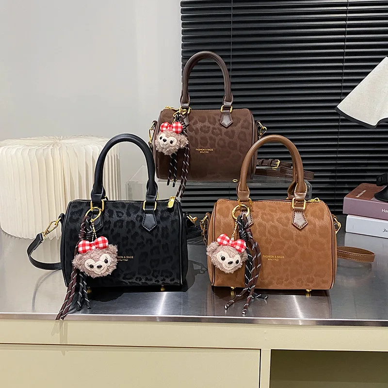 

Модная мини-сумка в стиле ретро 2025 — женская модная подушка-цилиндр, сумка через плечо на одно плечо, осенняя новинка