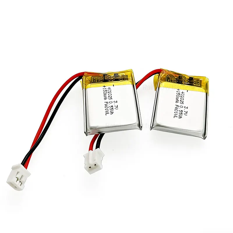 150mAh 402025 2 batterie lipo 042025 3.7V batterie ai polimeri di litio per Smart bracciale telecomando tastiera auricolare Bluetooth