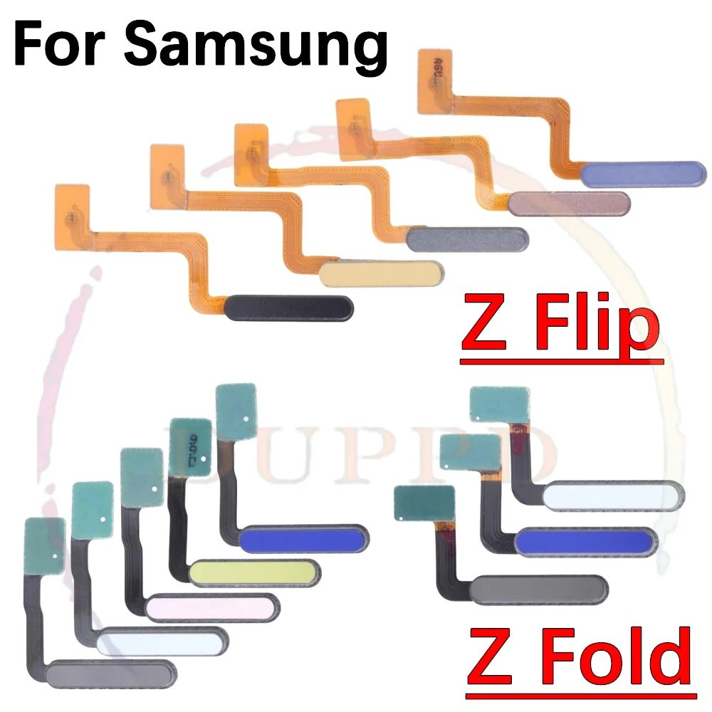 

Кнопка «Домой», меню, возвратная клавиша, распознавание сенсорного идентификатора, датчик отпечатков пальцев, гибкий кабель для Samsung Z Flip F707 F700 Fold F907 F900