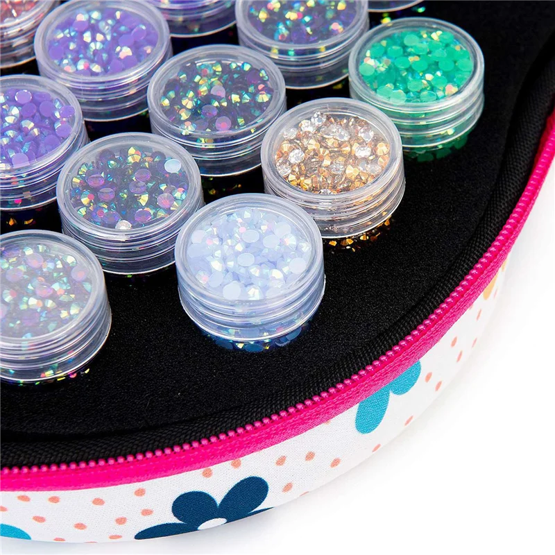 

Контейнеры для хранения алмазной живописи, слоты, портативный органайзер для алмазной живописи, противоударный с запасными частями для алмазной живописи