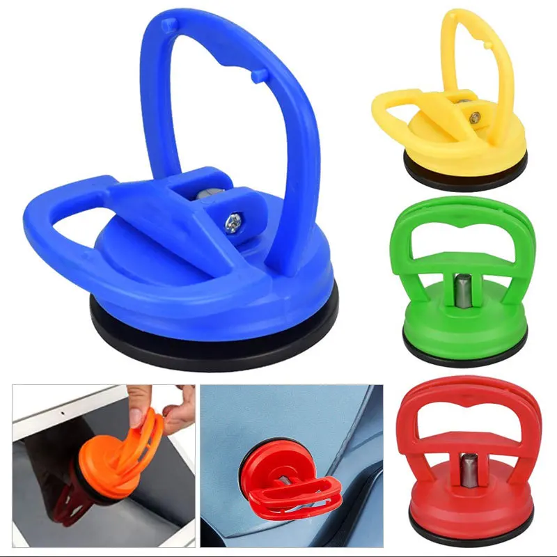 2pcs Mini Car Dent Repair Pull Bodywork Panel Remover Sucker Tool Suction Cup Heavy-duty Rubber for Car Glass Metal