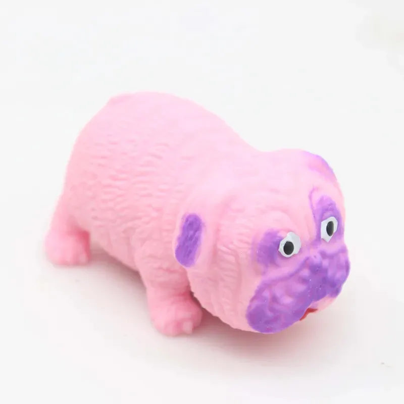 TOPMAYA Anti-Stress jouet carlin chien presser Fidget jouets Tpr Squishy drôle soulagement du Stress pour enfants adultes cadeau accessoire 1 pièces J166