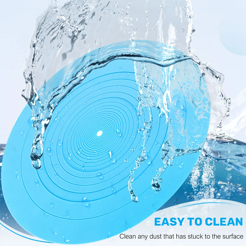 AEE7-295Mm Silicone Turntable Mat Anti-Vibration Slipmat Record Mat For LP Vinyl Record Player Audio Replacement Accessory