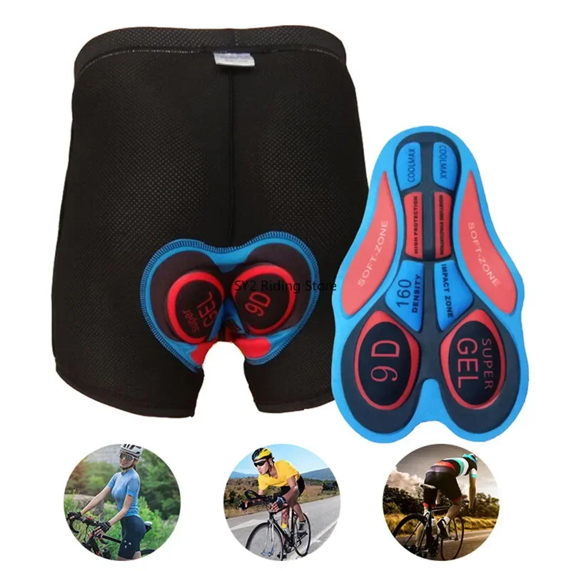 2021 pro Cycling Shorts 9D Men's Underpants Mountain Bike Sports Fitness Shorts Bicycle Padded Underwear For Bicycle Biker Short