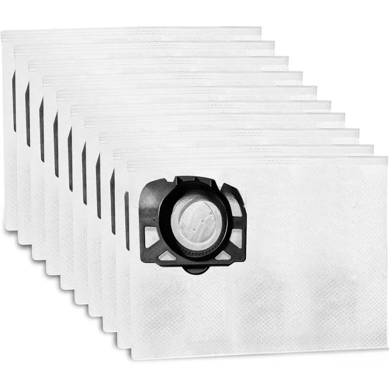 Lot De 6 Sacs à Poussière Pour Karcher NT 22/1 – Filtration 4 Couches, Avec Poignée, Remplacement Facile