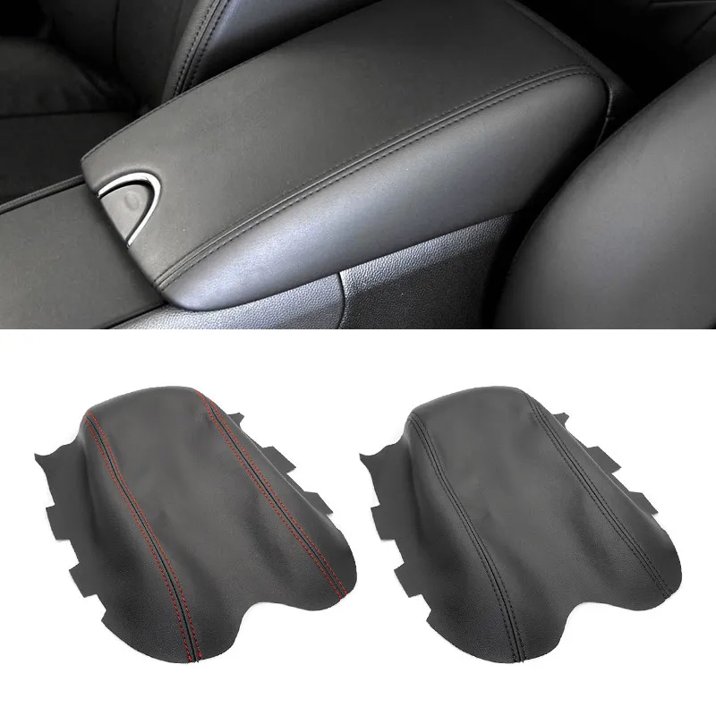 For Infiniti G37 2010 2011 2012 2013 2014 Car Interior Center Control Lid Armrest Box Cover Trim Microfiber Leather Accessories