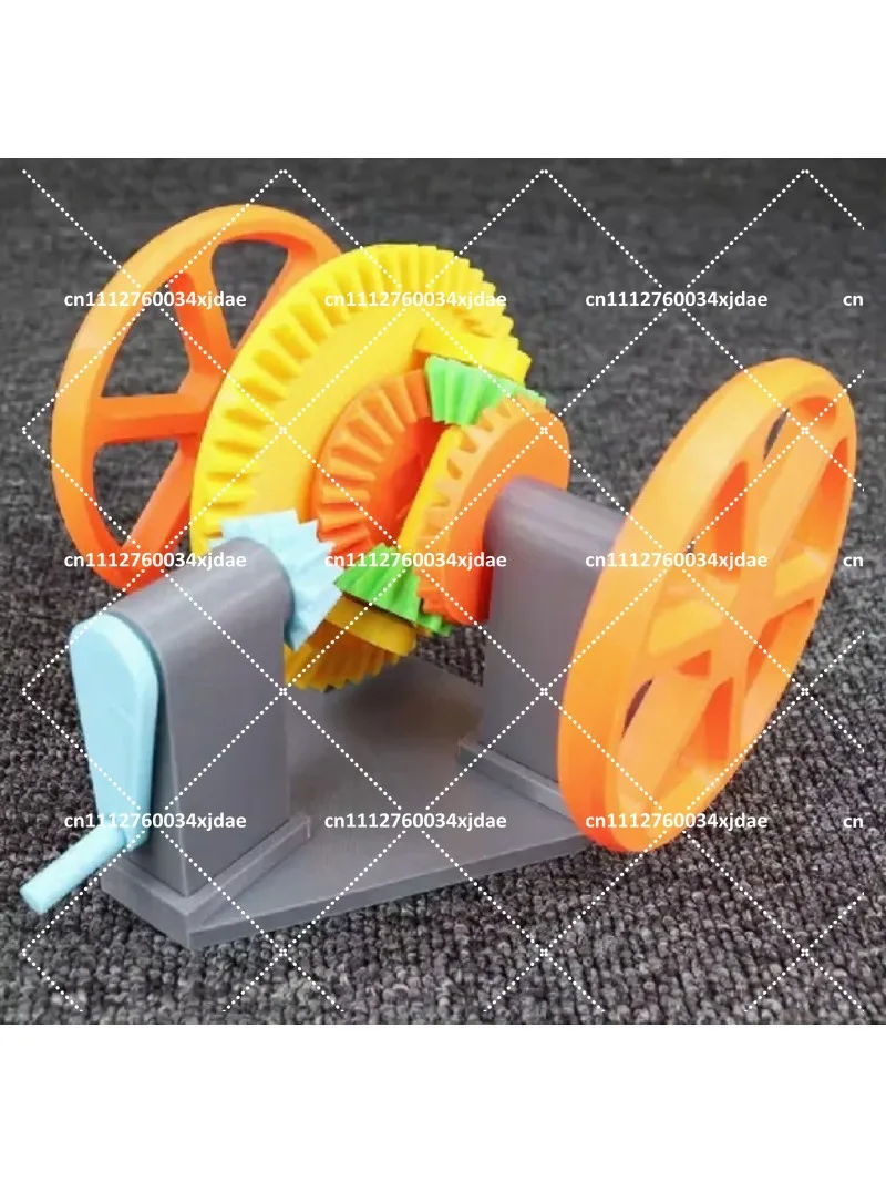 Car Differential Mechanical Model STEM Educational Assembly Toy Gear Transmission Structure Working Principle Demo