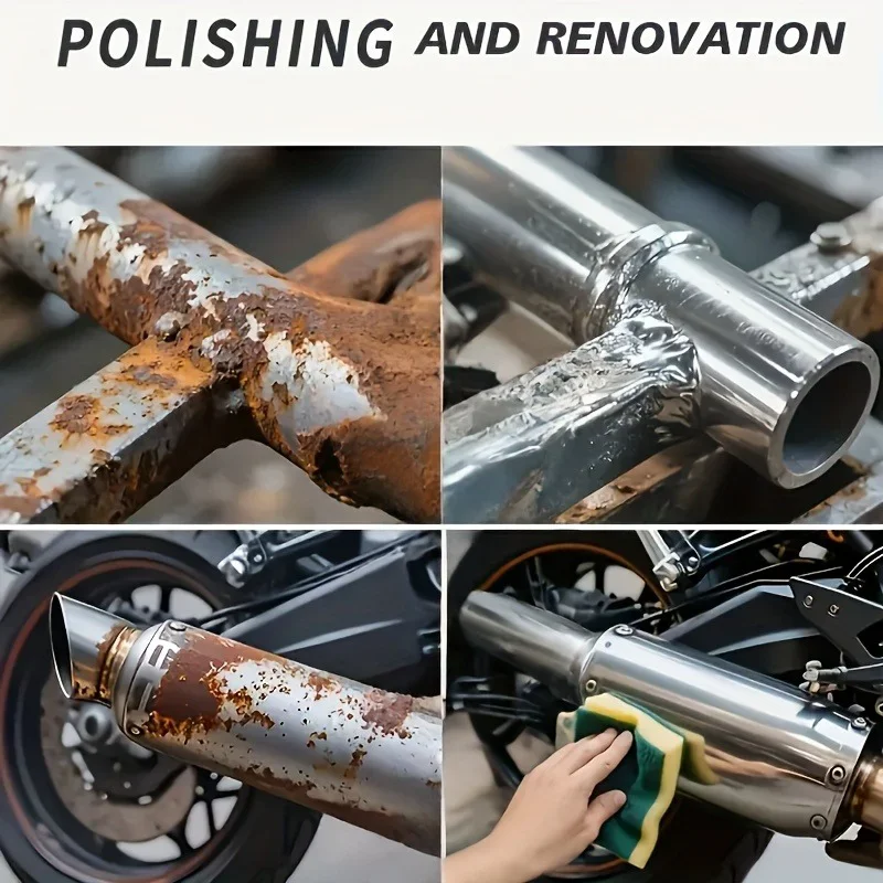 Wheel Rim Rust Removal Spray - Restore Metallic Shine Car Wheel Maintenance Formula