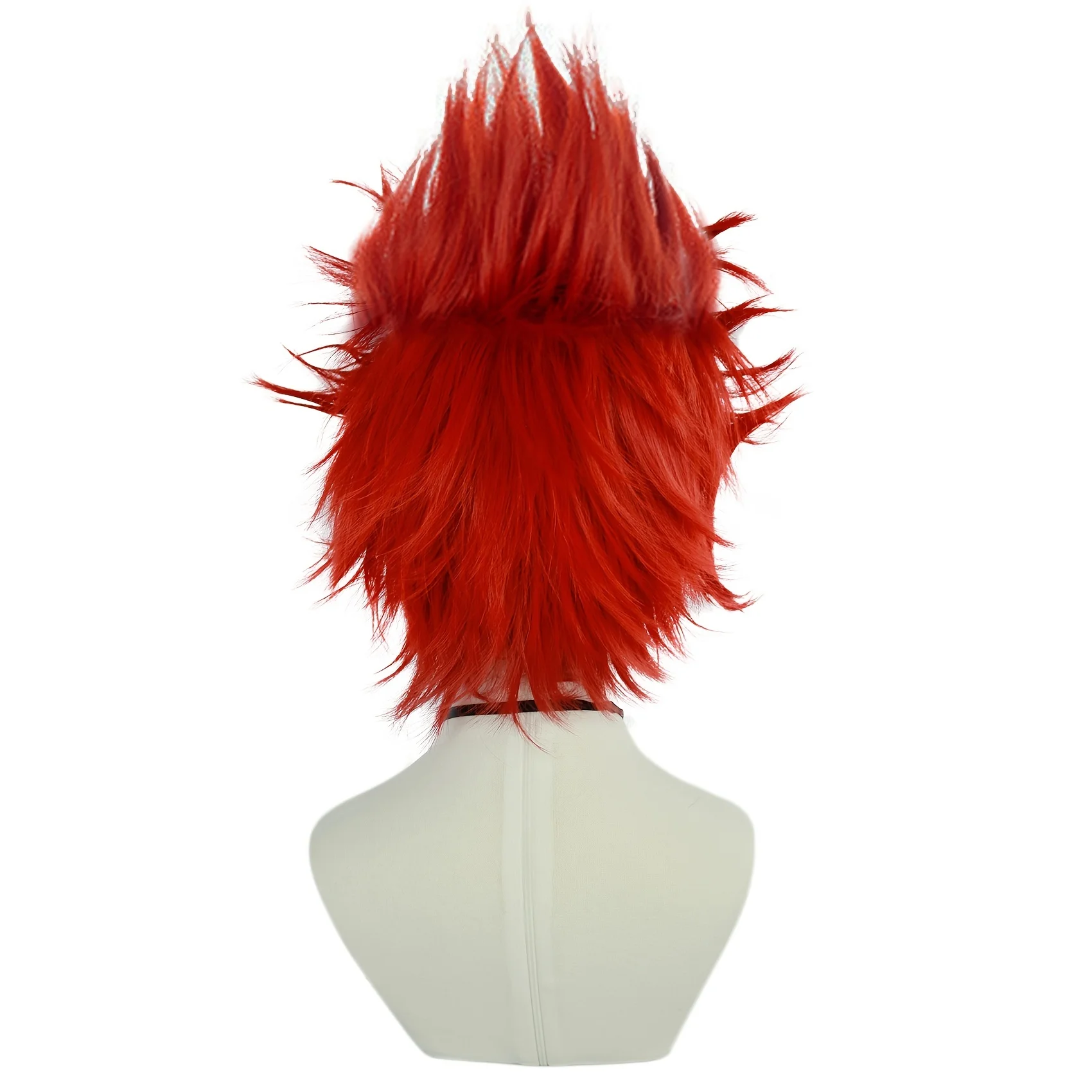 Synthetic Short Red Kirishima Eijiro  Sanji Cosplay Costume Wig for Halloween Christmas Thanksgiving Day image 2