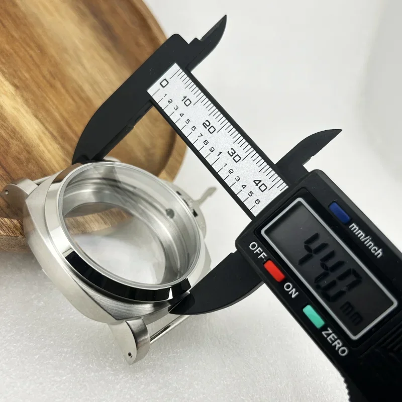 Корпус из нержавеющей стали GMOGAR, 44 мм, минеральное стекло, подходит для механического механизма Pm 1950, матовый ETA6497/6498 Seagull ST3600/3620