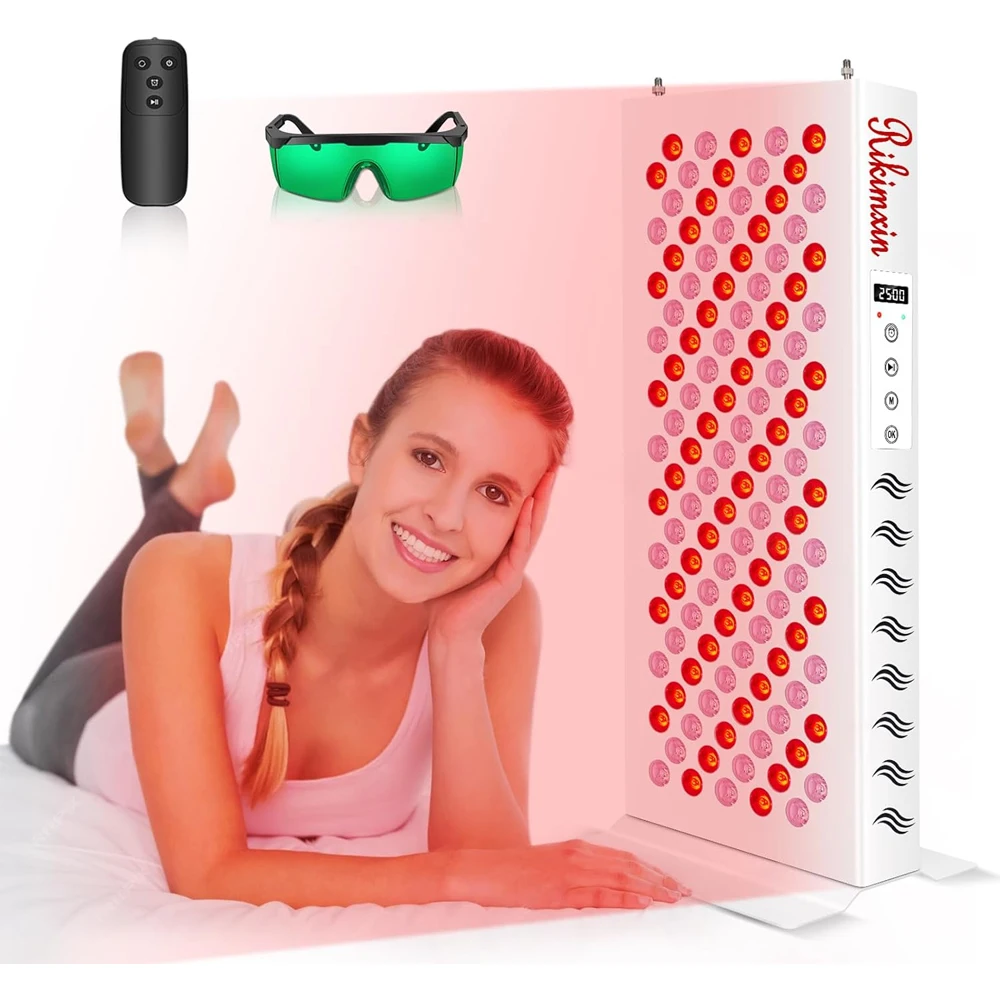 Thérapie par la lumière rouge pour le corps et le visage, panneau lumineux 850nm 660nm 600W, lumière proche infrarouge LED, appareils de beauté pour le visage et les muscles du corps